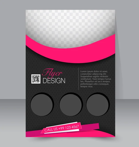 Flyer-sjabloon of zakelijke brochure — Stockvector