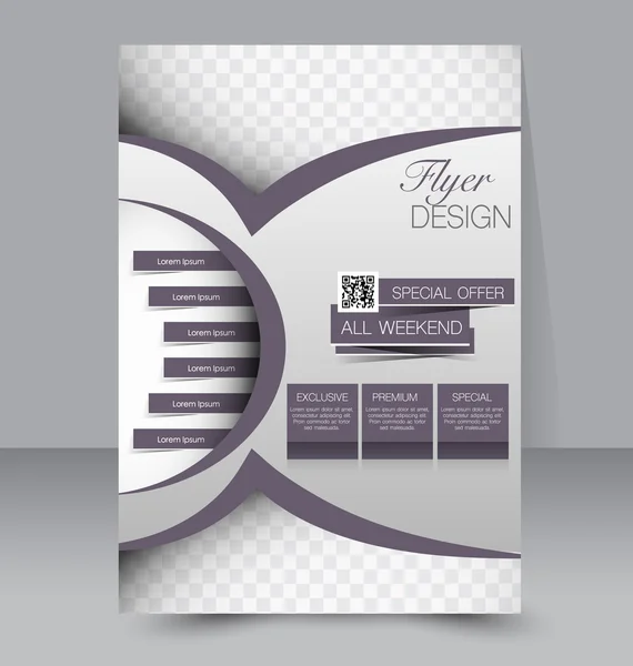 Sjabloon voor brochure of flyer — Stockvector