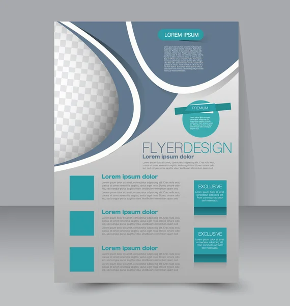 Sjabloon voor brochure of flyer — Stockvector