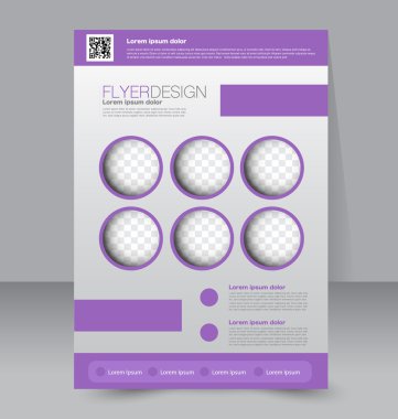 Flyer şablonu. İş broşürü