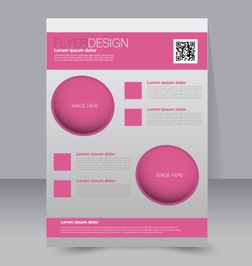 Flyer şablonu. İş broşürü