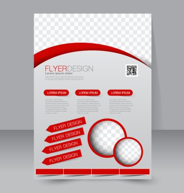 Flyer şablonu. İş broşürü