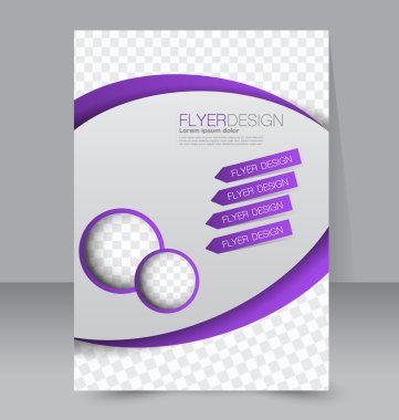 Flyer şablonu. İş broşürü