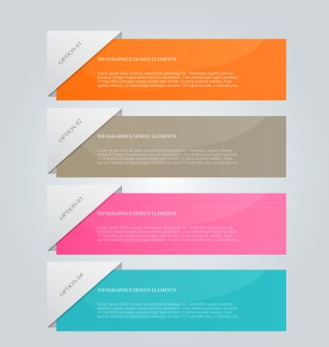Infographic template with step options for business, startup concept, web design, data visualization, banner, brochure or flyer layouts, presentation, education