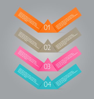 Infographic template with step options for business, startup concept, web design, data visualization, banner, brochure or flyer layouts, presentation, education