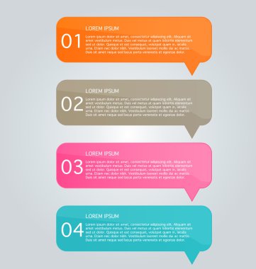 Infographic template with step options for business, startup concept, web design, data visualization, banner, brochure or flyer layouts, presentation, education