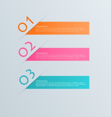 Infographic template with step options for business, startup concept, web design, data visualization, banner, brochure or flyer layouts, presentation, education