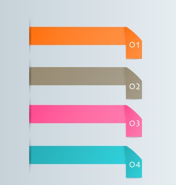 Infographic template with step options for business, startup concept, web design, data visualization, banner, brochure or flyer layouts, presentation, education