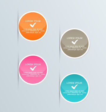 Infographic template with step options for business, startup concept, web design, data visualization, banner, brochure or flyer layouts, presentation, education