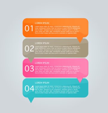 Infographic template with step options for business, startup concept, web design, data visualization, banner, brochure or flyer layouts, presentation, education