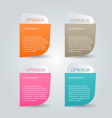 Infographic template with step options for business, startup concept, web design, data visualization, banner, brochure or flyer layouts, presentation, education