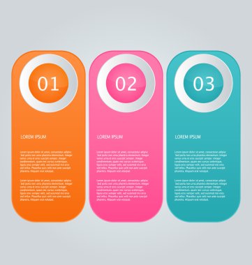 Infographic template with step options for business, startup concept, web design, data visualization, banner, brochure or flyer layouts, presentation, education