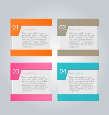 Infographic template with step options for business, startup concept, web design, data visualization, banner, brochure or flyer layouts, presentation, education