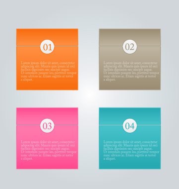 Infographic template with step options for business, startup concept, web design, data visualization, banner, brochure or flyer layouts, presentation, education