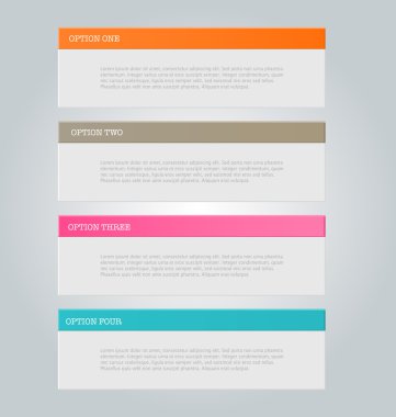 Infographic template with step options for business, startup concept, web design, data visualization, banner, brochure or flyer layouts, presentation, education