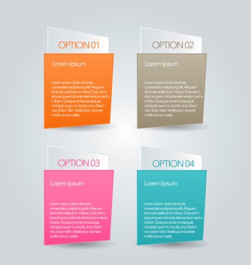 Infographic template with step options for business, startup concept, web design, data visualization, banner, brochure or flyer layouts, presentation, education