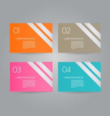 Infographic template with step options for business, startup concept, web design, data visualization, banner, brochure or flyer layouts, presentation, education