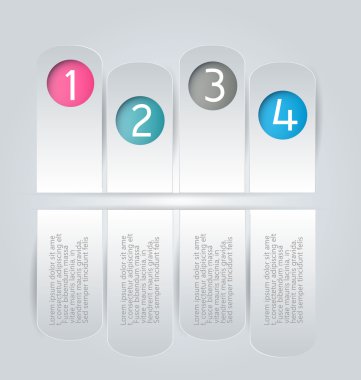 Infographics template for business, education, web design, banners, brochures, flyers.