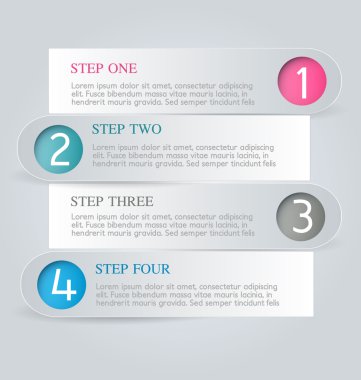 Infographics template for business, education, web design, banners, brochures, flyers.
