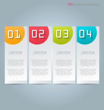 Infographics template for business, education, web design, banners, brochures, flyers.