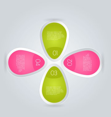 Sunum, eğitim, web tasarımı, afişler, broşürler, el ilanları için iş bilgi grafikleri sekmesi şablonu.