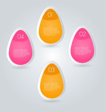 Sunum, eğitim, web tasarımı, afişler, broşürler, el ilanları için iş bilgi grafikleri sekmesi şablonu.