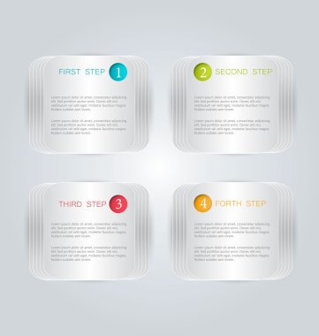 Sunum, eğitim, web tasarımı, afişler, broşürler, el ilanları için iş bilgi grafikleri sekmesi şablonu.