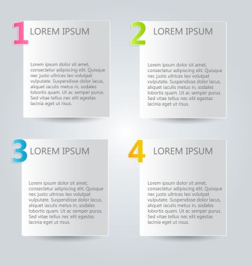 Sunum, eğitim, web tasarımı, afişler, broşürler, el ilanları için iş bilgi grafikleri sekmesi şablonu.