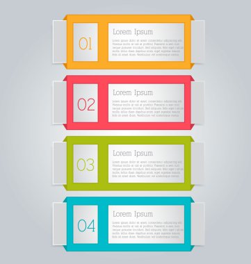 Sunum, eğitim, web tasarımı, afişler, broşürler, el ilanları için iş bilgi grafikleri sekmesi şablonu.