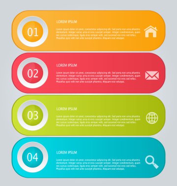 Sunum, eğitim, web tasarımı, afişler, broşürler, el ilanları için iş bilgi grafikleri sekmesi şablonu.