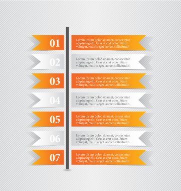 Sunum, eğitim, web tasarımı, afişler, broşürler, el ilanları için iş bilgi grafikleri sekmesi şablonu.