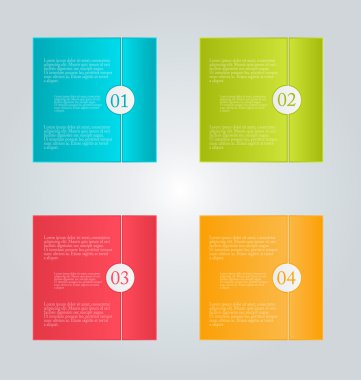 Sunum, eğitim, web tasarımı, afişler, broşürler, el ilanları için iş bilgi grafikleri sekmesi şablonu.