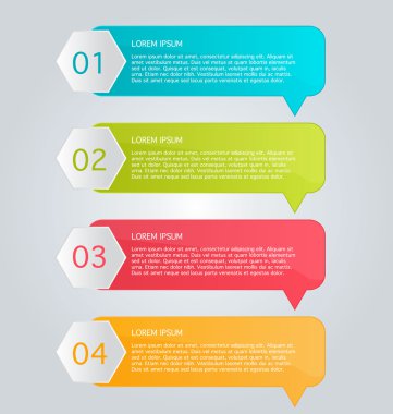 Sunum, eğitim, web tasarımı, afişler, broşürler, el ilanları için iş bilgi grafikleri sekmesi şablonu.