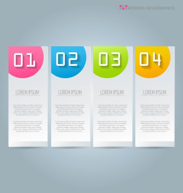 İş infographics şablonu için sunum, eğitim, web tasarım, afişler, broşürler, el ilanları.