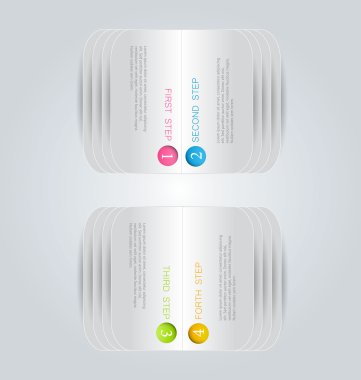 Infographics template for business, education, web design, banners, brochures, flyers.