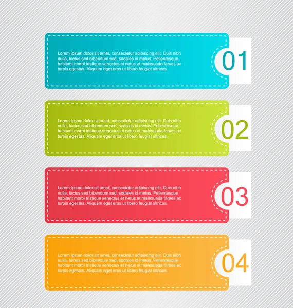 Infographics template for business, education, web design, banners, brochures, flyers. — ストックベクタ