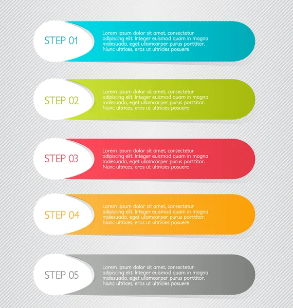 Infographics template for business, education, web design, banners, brochures, flyers. — Stock Vector