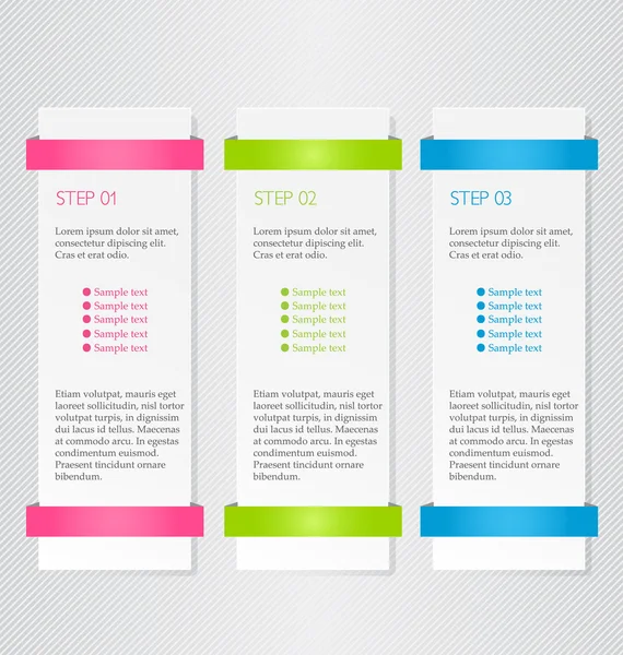 Infographics template for business, education, web design, banners, brochures, flyers. — ストックベクタ