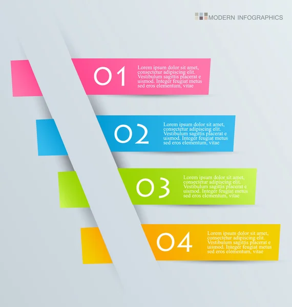 Infografik skabelon for erhvervslivet, uddannelse, webdesign, bannere, brochurer, flyers . – Stock-vektor