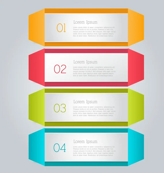 Infographic template for business, education, web design, banners, brochures, flyers. — 图库矢量图片