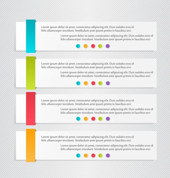 Шаблон інфографіки для бізнесу, освіти, веб-дизайну, банерів, брошур, флаєрів . — стоковий вектор