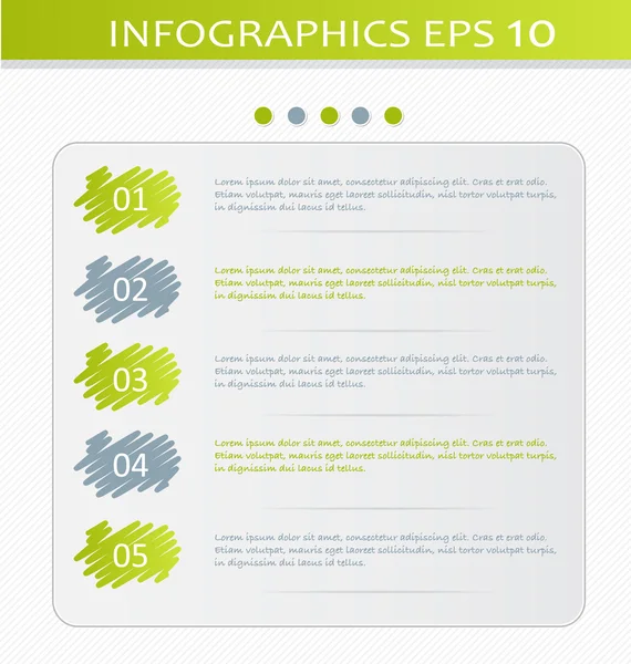 Infographics template for business, education, web design, banners, brochures, flyers. — Stock Vector