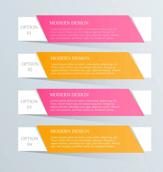Modelo de infográficos de negócios para apresentação, educação, web design, banners, brochuras, folhetos . — Vetor de Stock