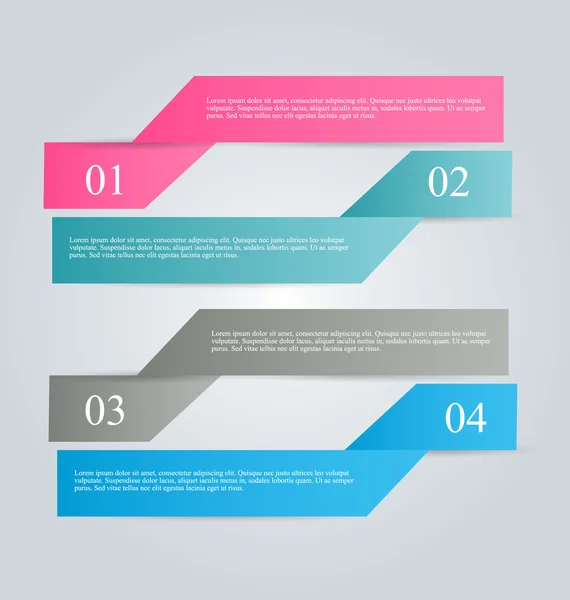 Infographics template for business, education, web design, banners, brochures, flyers. — Stock Vector