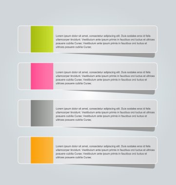 Sunum, eğitim, web tasarımı, afişler, broşürler, el ilanları için iş bilgi grafikleri sekmesi şablonu