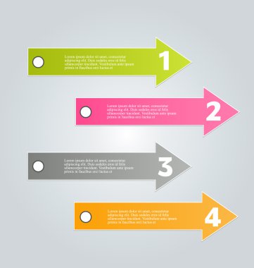 Sunum, eğitim, web tasarımı, afişler, broşürler, el ilanları için iş bilgi grafikleri sekmesi şablonu