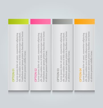 Sunum, eğitim, web tasarımı, afişler, broşürler, el ilanları için iş bilgi grafikleri sekmesi şablonu