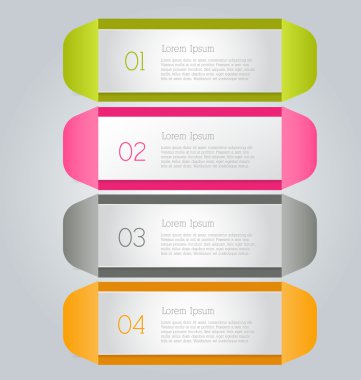 Sunum, eğitim, web tasarımı, afişler, broşürler, el ilanları için iş bilgi grafikleri sekmesi şablonu