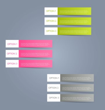 Sunum, eğitim, web tasarımı, afişler, broşürler, el ilanları için iş bilgi grafikleri sekmesi şablonu