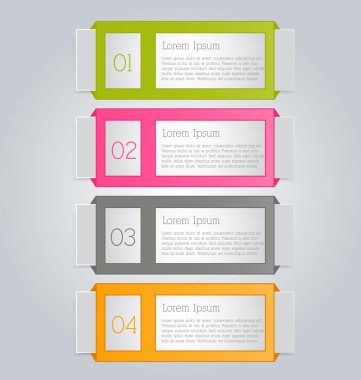 Sunum, eğitim, web tasarımı, afişler, broşürler, el ilanları için iş bilgi grafikleri sekmesi şablonu